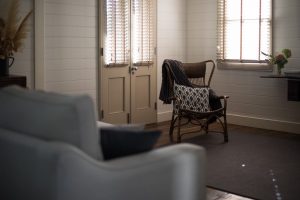 Add privacy and style to your movie room with window treatments