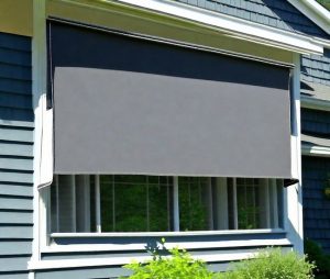 What is Best Outdoor Roller Shades for Wind, Rain & Sun