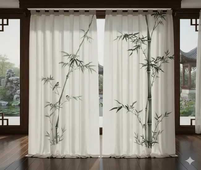 Elegant Chinese Style Curtains