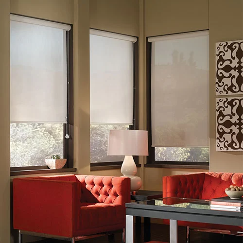 Elite Solar Shades 5 Percent Openness Living Room