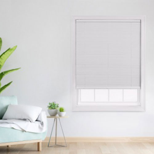 Essential 1 inch Cordless Privacy Mini Blinds