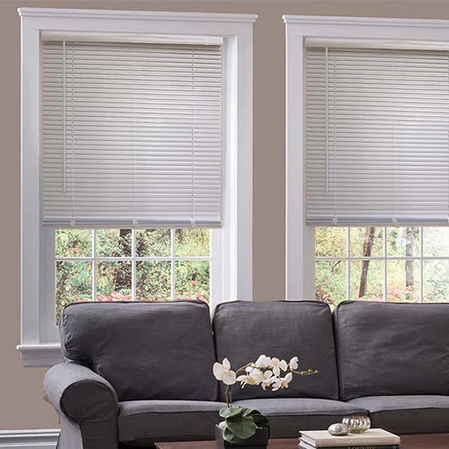 Essential 1 inch Cordless Privacy Mini Blinds