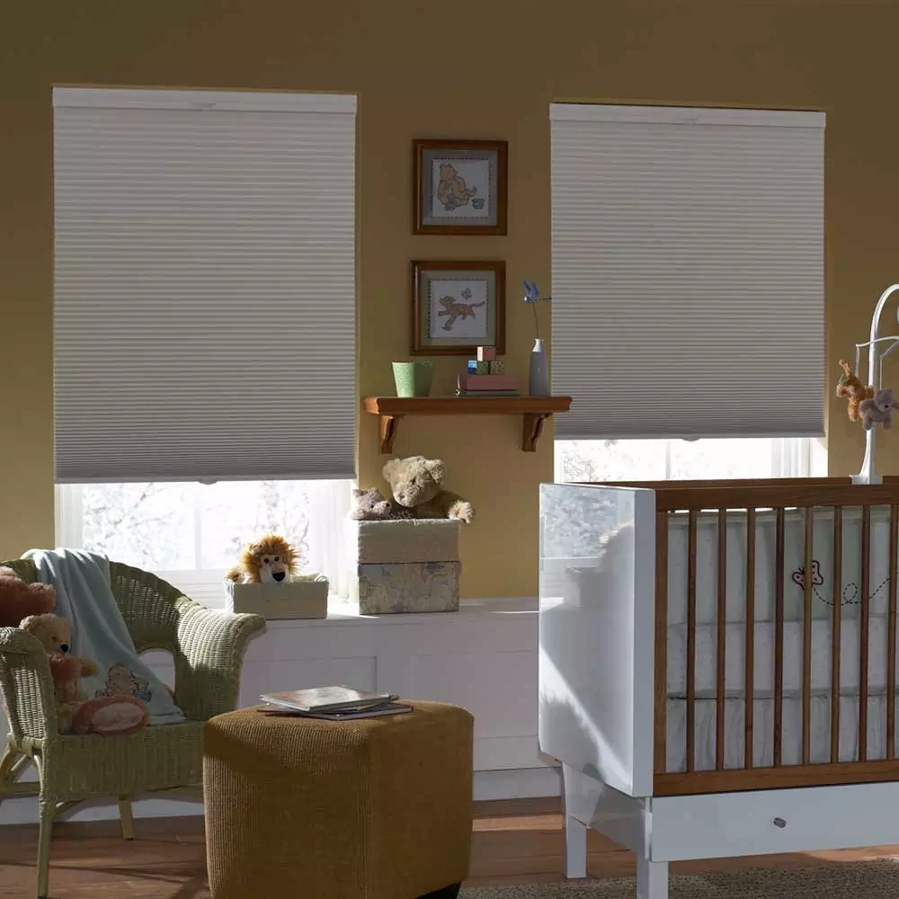 Nightfall Top Down Bottom Up Blackout Cellular Shades Baby Room