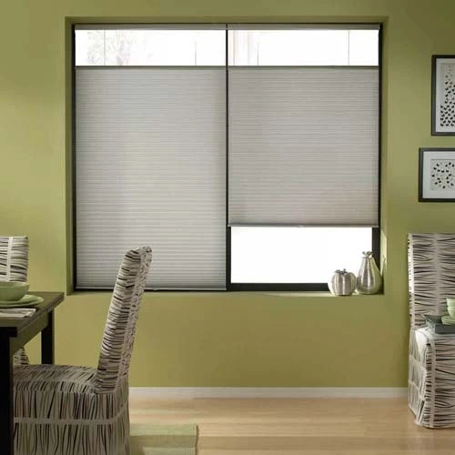Cordless Top Down Bottom Up Cellular Shades  Dining Room 