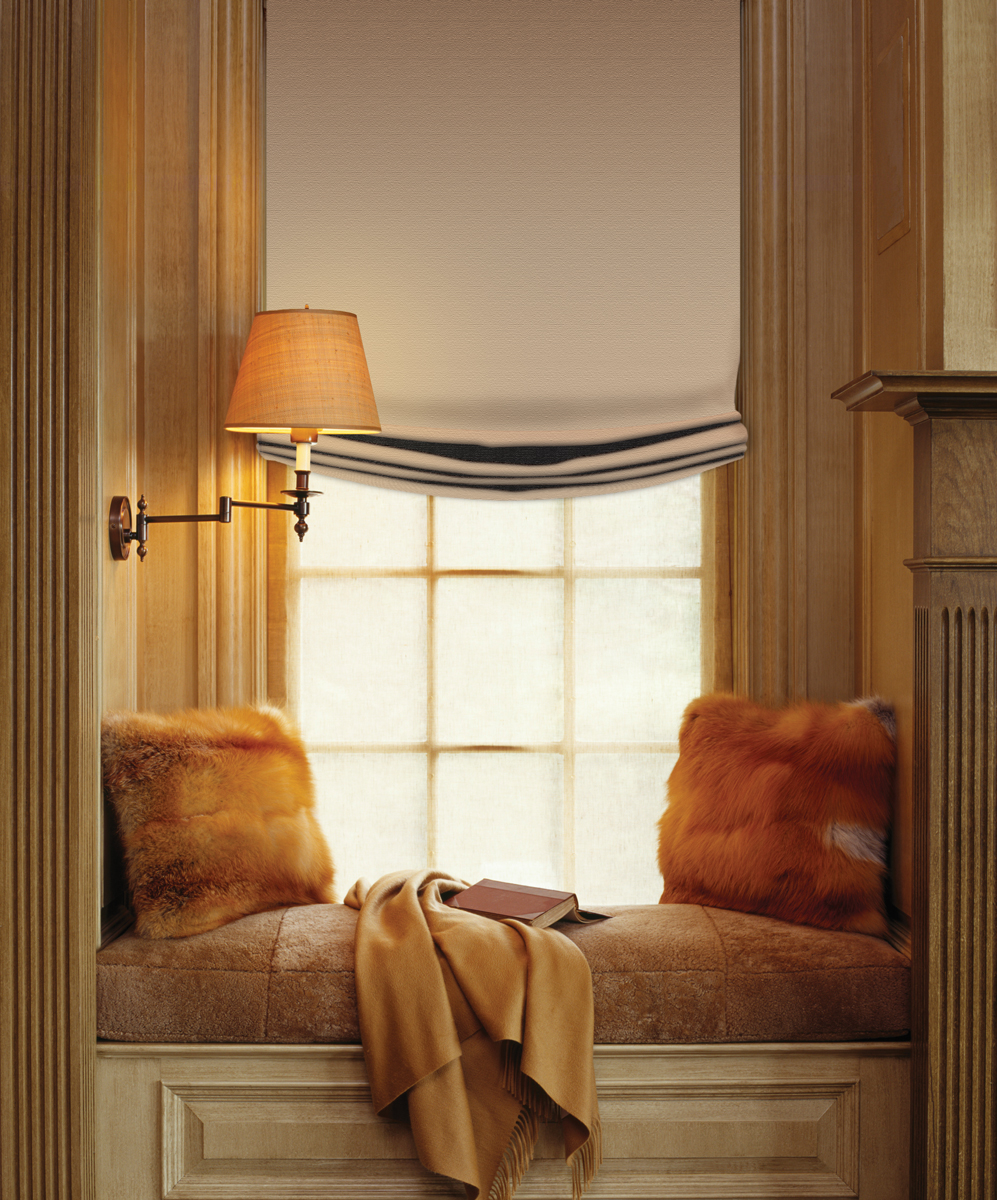 mooi Seminarie temperament Rod Pocket Roman Shade for Windows - Roman Shades on a Curtain Rod